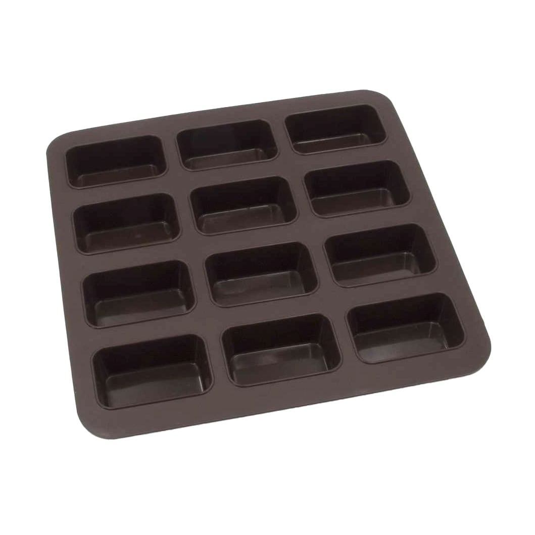 Уцінка! Форма для випікання Lessner Chef Choco квадратна, на 12 штук, 25*25*3 см (10251)